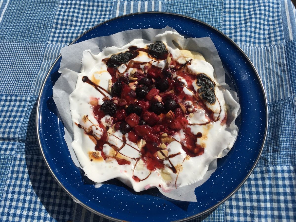 マシュマロとろりん スモア風ピッツァ そとごはん キャンプ アウトドアのtakibi タキビ