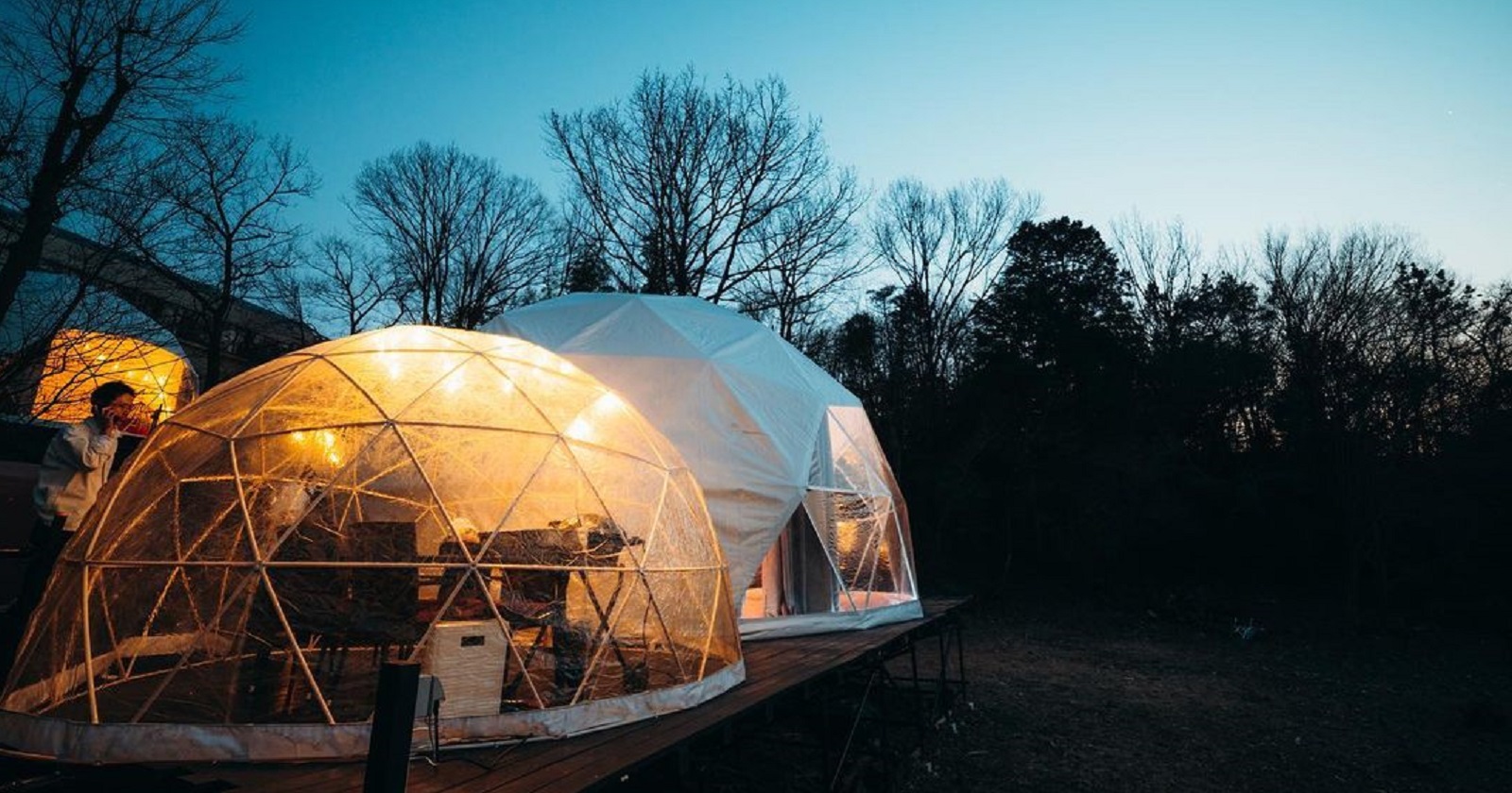 犬山市・入鹿池でグランピング！「星空レイクサイドグランピング」の