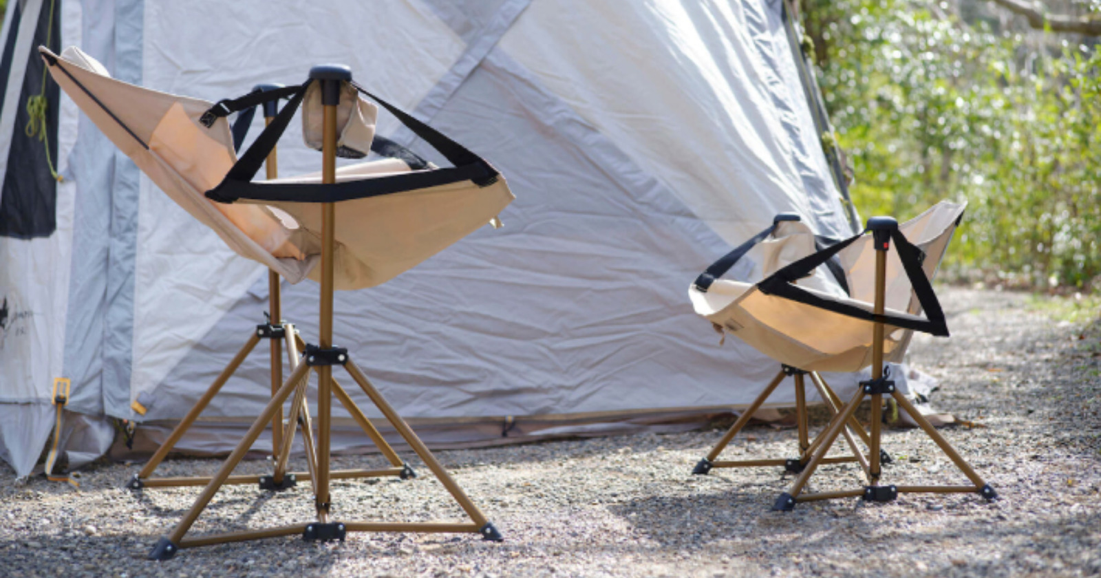 ロゴス(LOGOS) Tradcanvas ゆらゆらハンモックチェア LOGOS（ロゴス）の「ゆらゆらハンモックチェア」で夢のリラックス空間