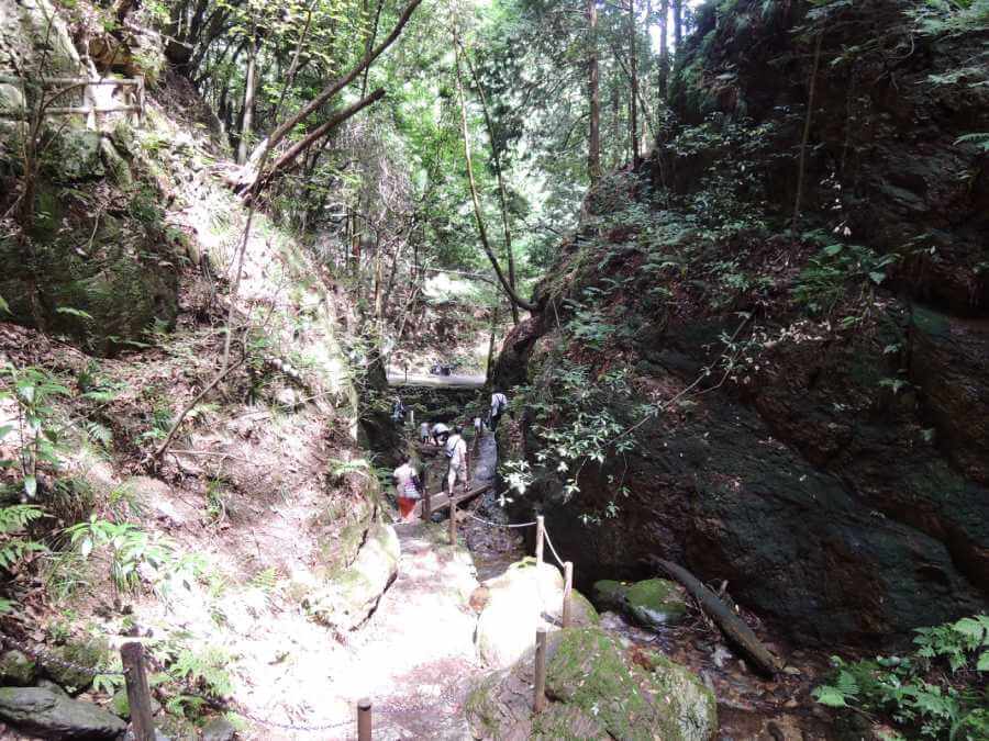 越生町,黒岩三滝,天狗滝