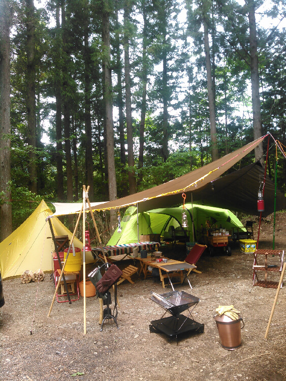 道志の森キャンプ場,キャンプ,山梨県