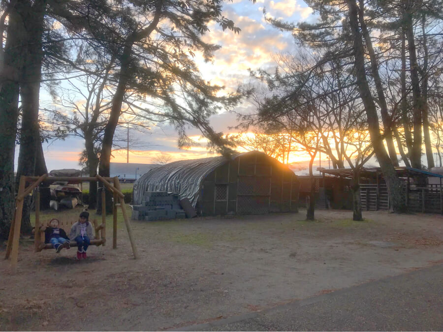 マイアミ浜オートキャンプ場　湖畔