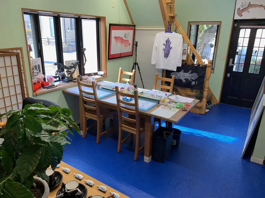 カラー魚拓作家】山本龍香先生に突撃インタビューをして魚拓について