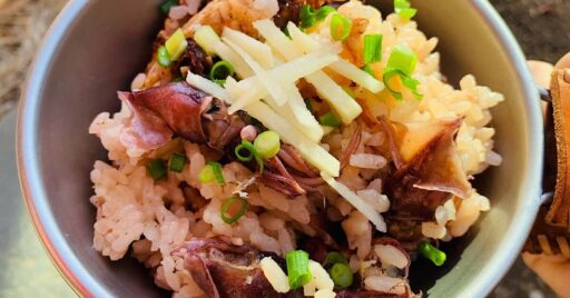 今が旬!簡単楽チン「ほたるいかの炊き込みご飯」!-そとごはん-