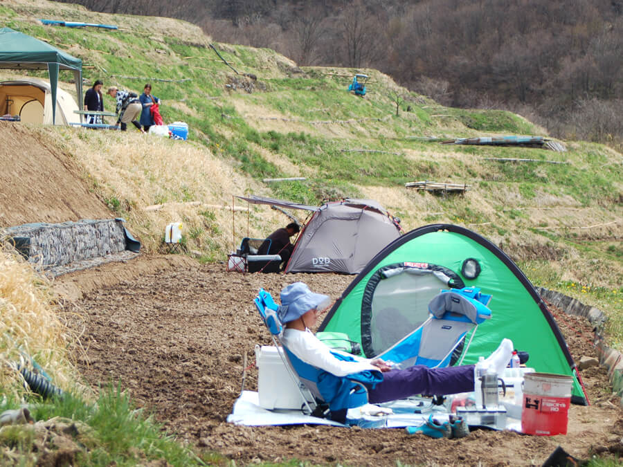 棚田CAMP,長野県上田市