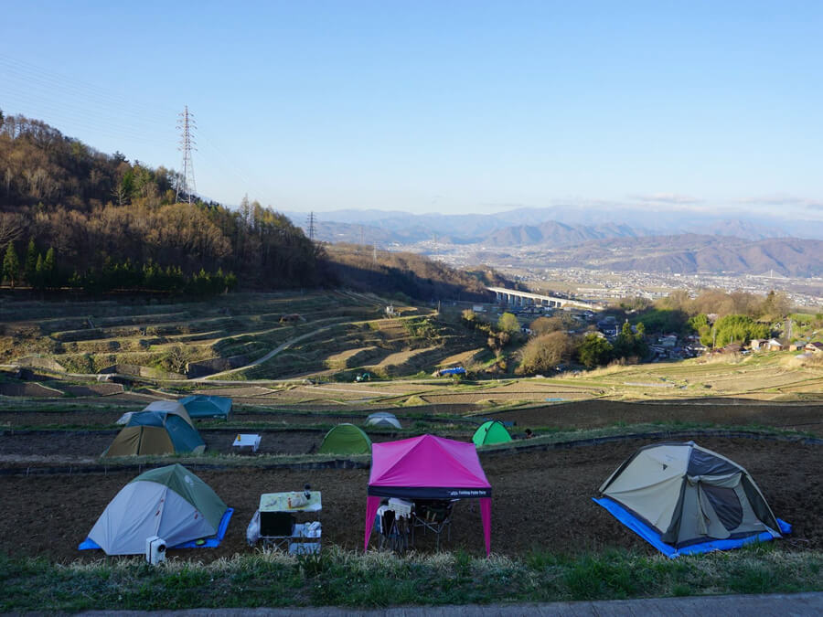 棚田CAMP,長野県上田市