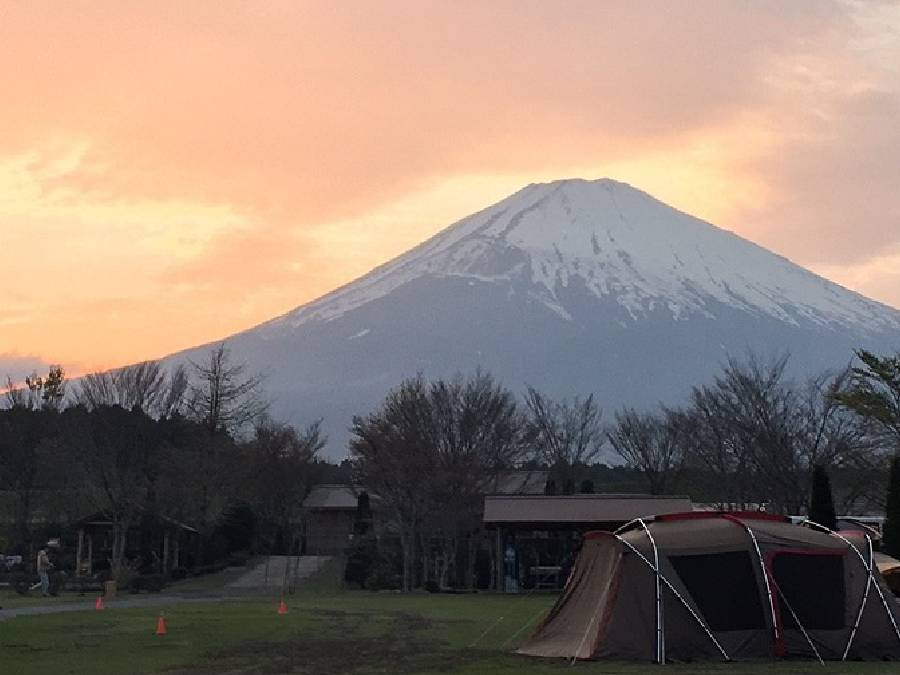 富士山の見えるキャンプ場