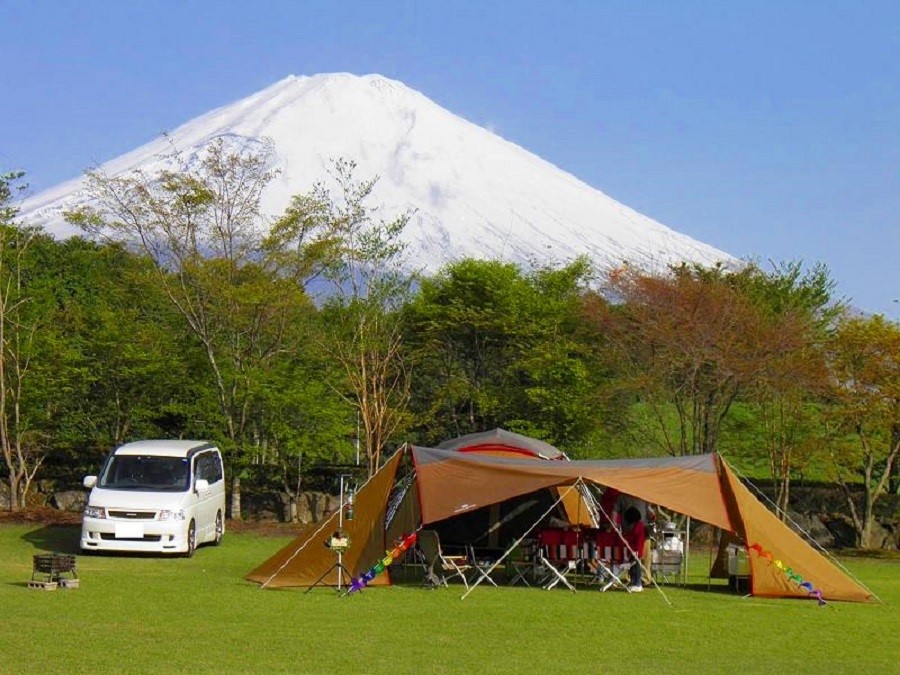 富士山の見えるキャンプ場