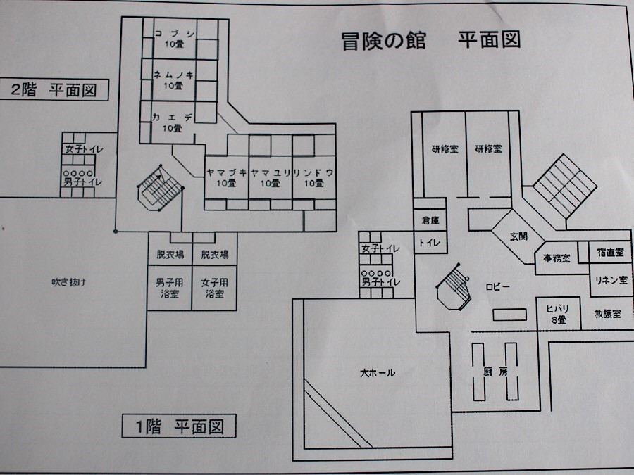 冒険の館管内図