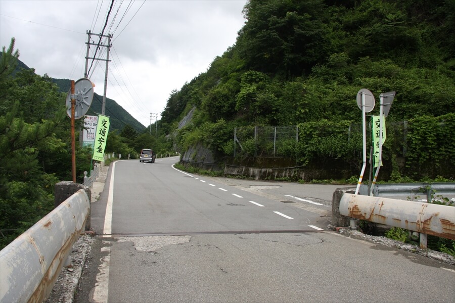 無印南乗鞍キャンプ場への道