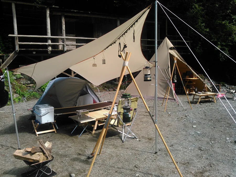tent-Mark DESIGNS ムササビウィング19FT.グランデ VC焚き火
