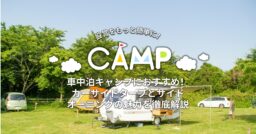 車中泊キャンプにおすすめ！カーサイドタープとサイドオーニングの魅力を徹底解説