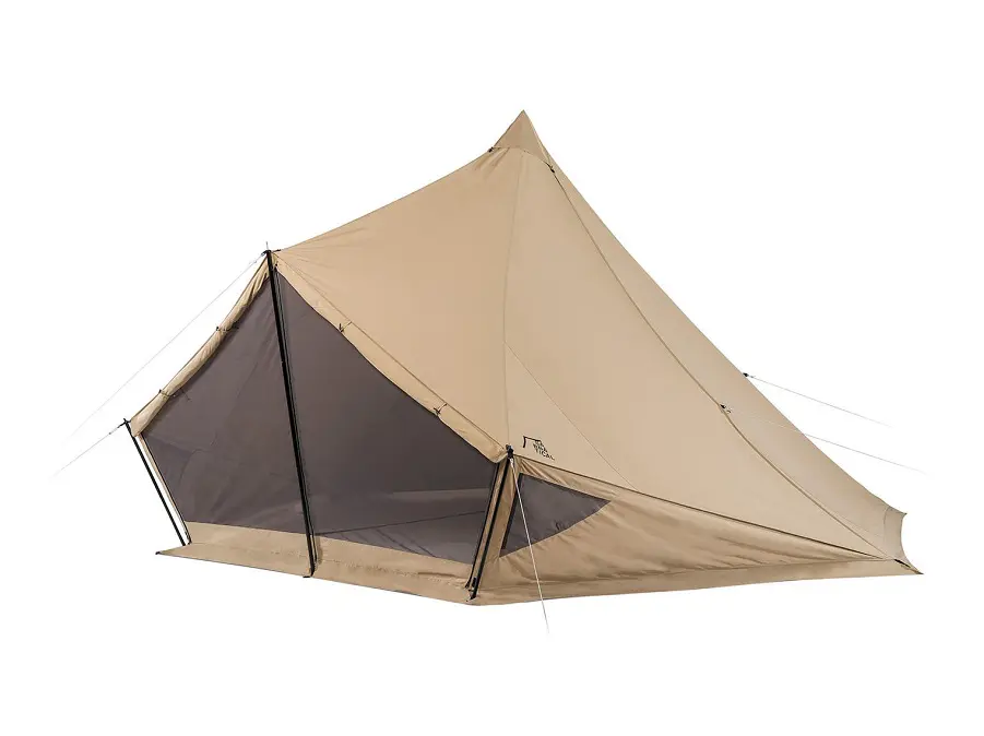 クイックキャンプ　tcパップテントサンドカラー QUICKCAMP大人気TCシリーズ ファンの期待に応えて、待望の新色