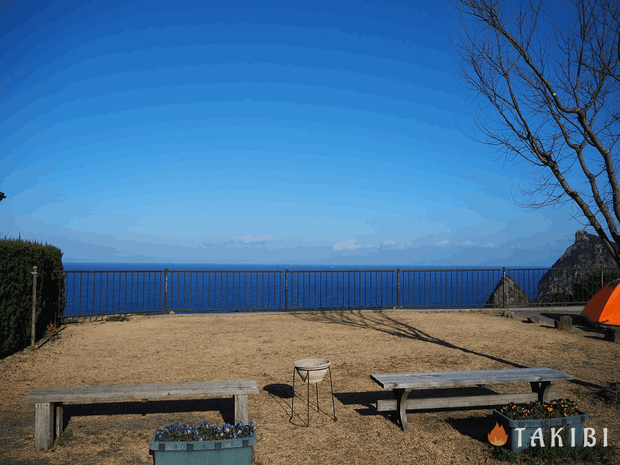 雲見夕陽と潮騒の岬オートキャンプ場