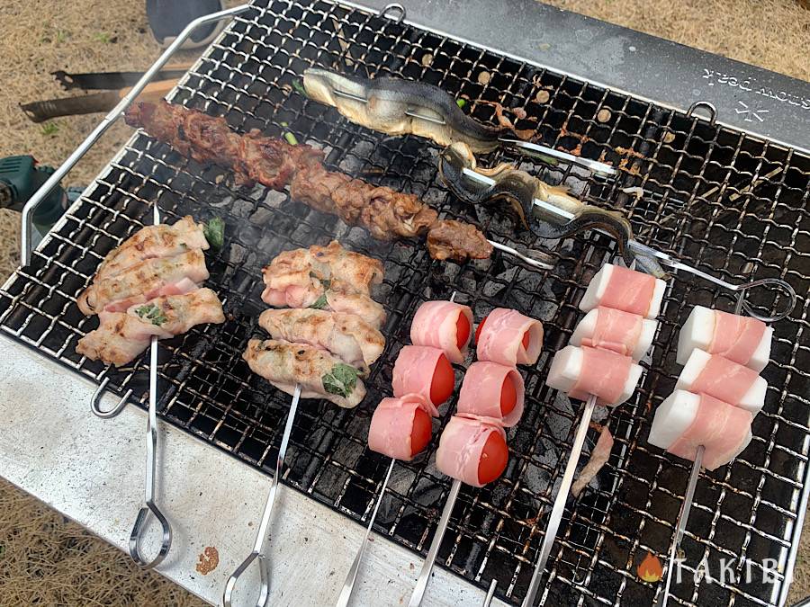 炭火ですき焼き⁉️串焼きレシピ