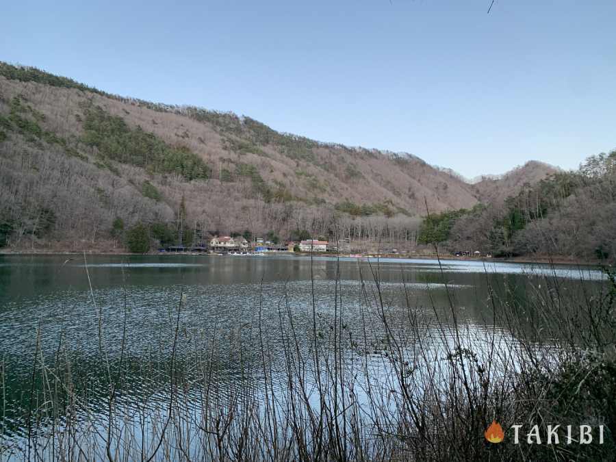 山梨　四尾連湖キャンプ場