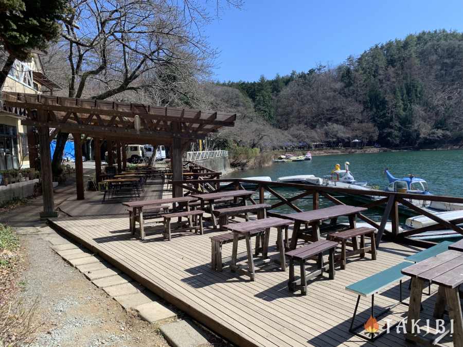 山梨　四尾連湖キャンプ場