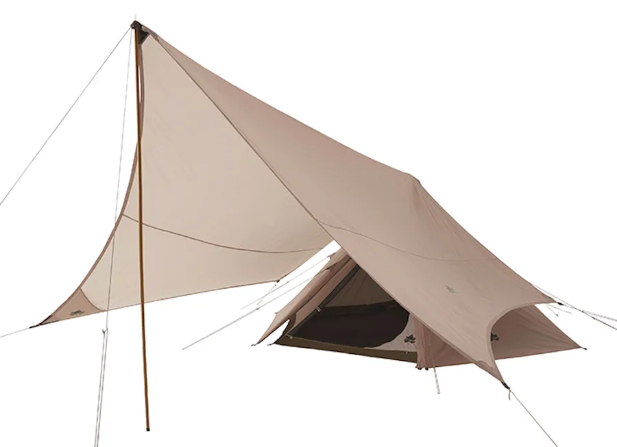 LOGOS】ティピーテントと大型タープのセット！ 「Trad Tepeeタープ350