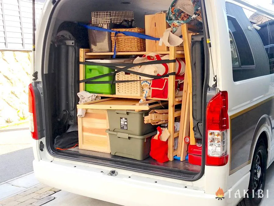 Toyota ハイエースワゴンの愛車紹介キャンプ編 キャンプ アウトドアのtakibi タキビ Part 2