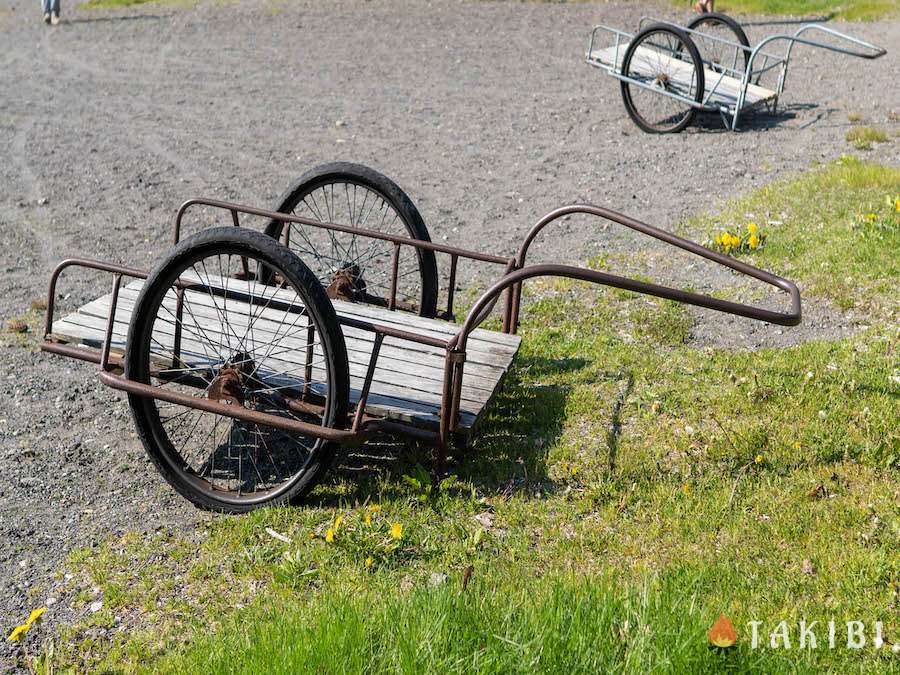 湖の景色をより近くで楽しみたいならリアカーで運搬！　【北海道千歳市】贅沢な景色が楽しめる！休暇村支笏湖モラップキャンプ場