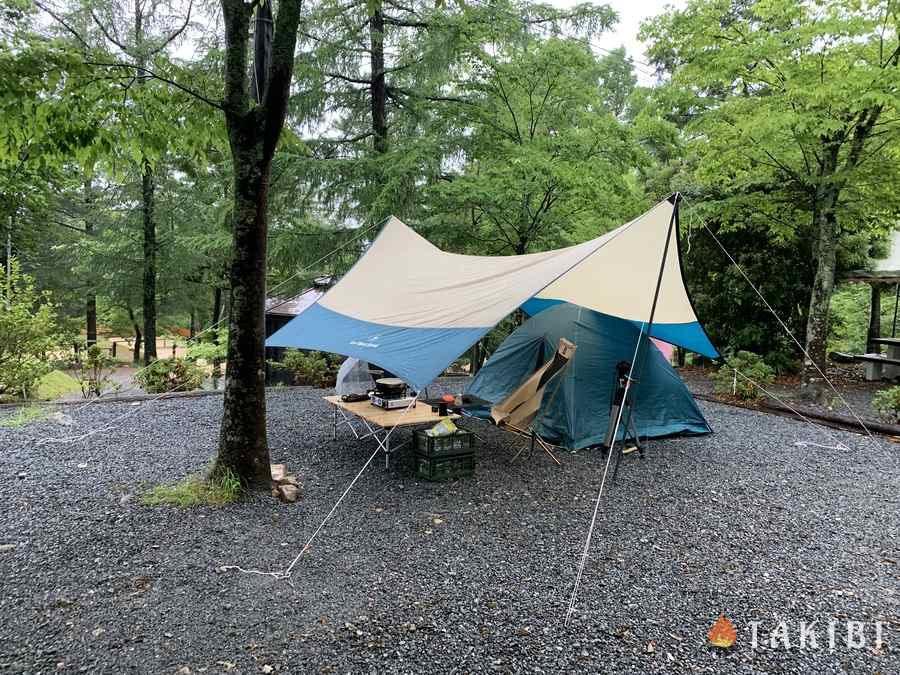 充実設備でアクセス良し！能勢温泉キャンプ場の3つの魅力　サイトの種類