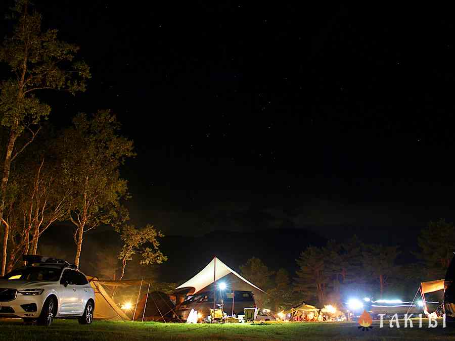 【宮城県大崎市】開放感が気持ちいい！吹上高原キャンプ場　夜には満点の星空が！