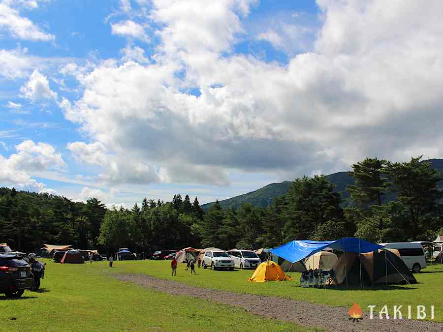 【宮城県大崎市】開放感が気持ちいい！吹上高原キャンプ場　フリーサイト