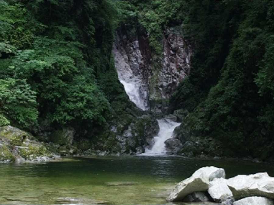 篠沢大滝、黒戸噴水滝、北精進ヶ滝（山梨県）