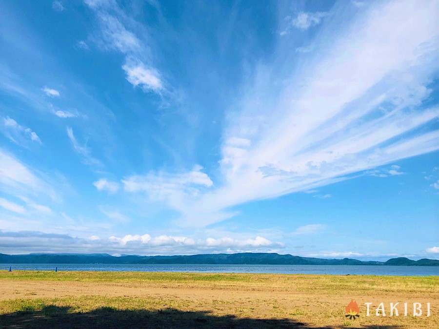 【福島県猪苗代町】湖畔で涼しくキャンプ～天神浜オートキャンプ場～