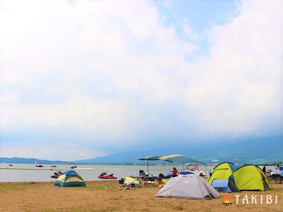 【福島県猪苗代町】湖畔で涼しくキャンプ～天神浜オートキャンプ場～