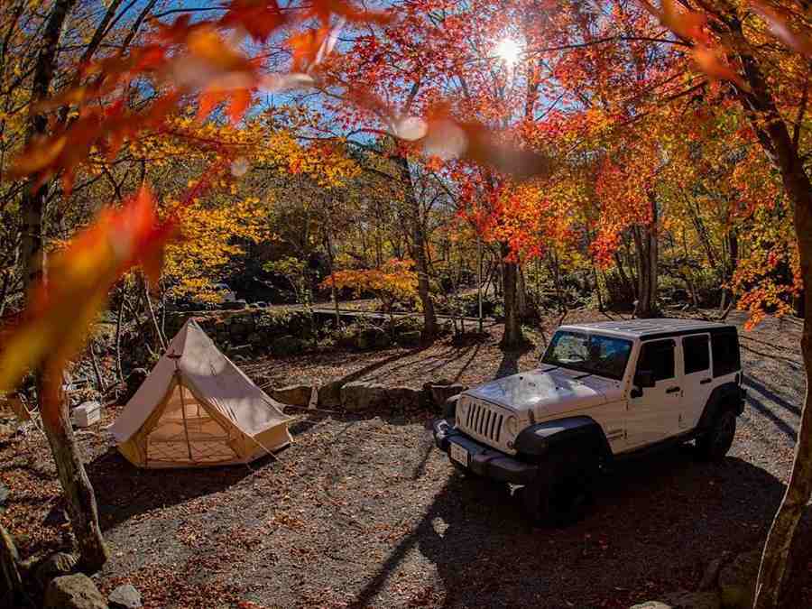 2.山伏オートキャンプ場（山梨県）