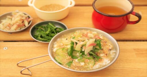 まぐろフレーク缶詰で簡単美味しい冷や汁-そとごはん-