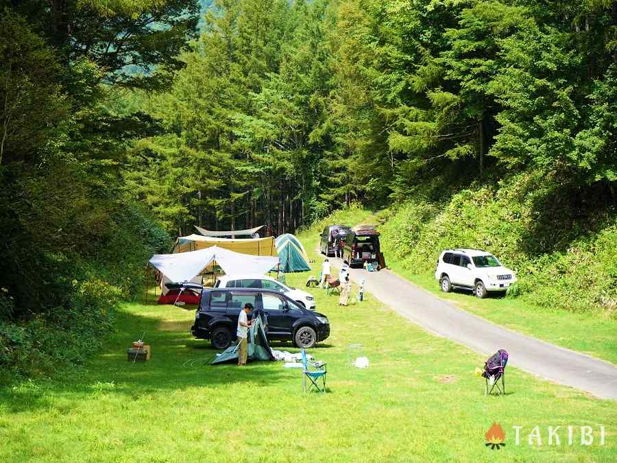 サイトの様子,丸沼高原オートキャンプ場,群馬県