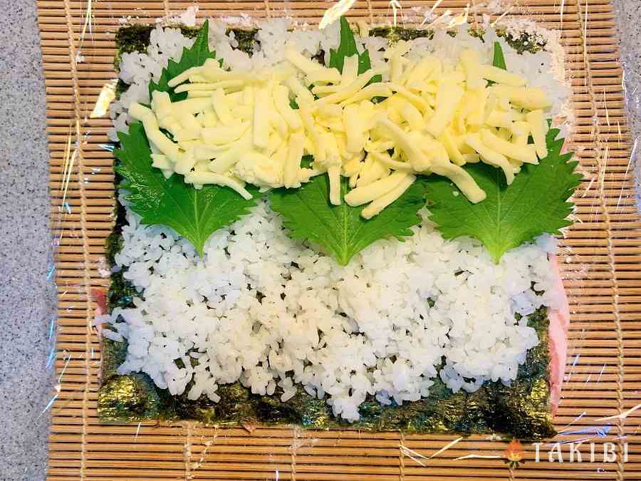 お家で巻いてあとは焼くだけ！肉巻きチーズ海苔巻－そとごはん－