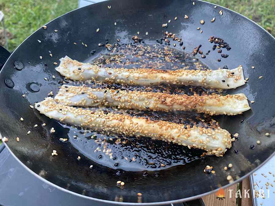 あんこ春巻き揚げ