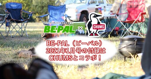 BE-PAL(ビーパル)2021年1月号の付録はCHUMSとコラボ!