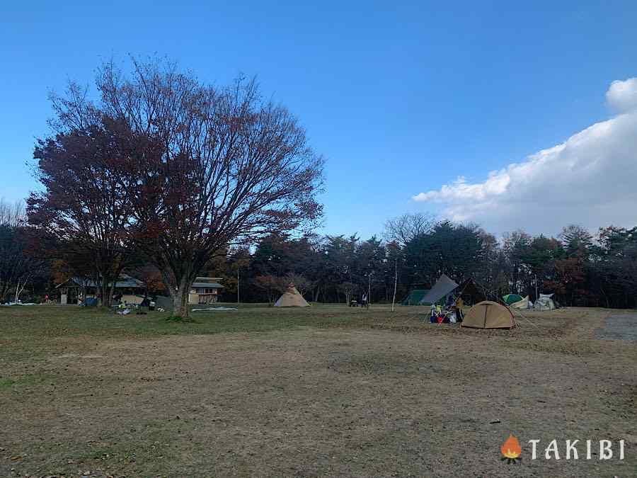 福島県,あだたら高原野営場,サイトの様子