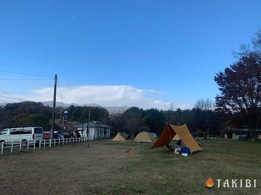 福島県,あだたら高原野営場,サイトの様子