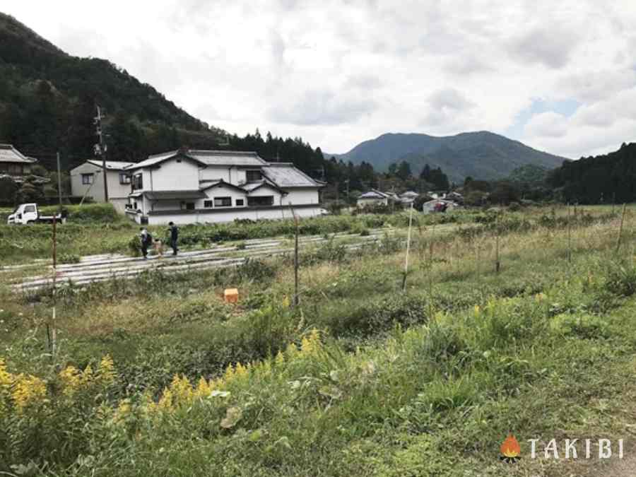 丹波篠山ひなたファームキャンプ場畑