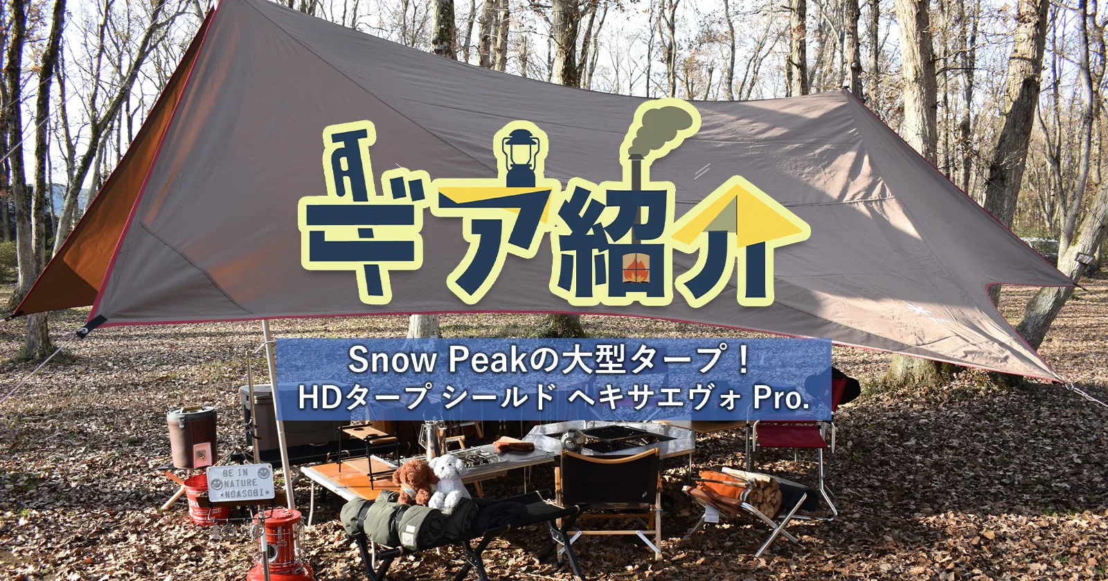 Snow Peak（スノーピーク）『HDタープ シールド ヘキサエヴォ Pro