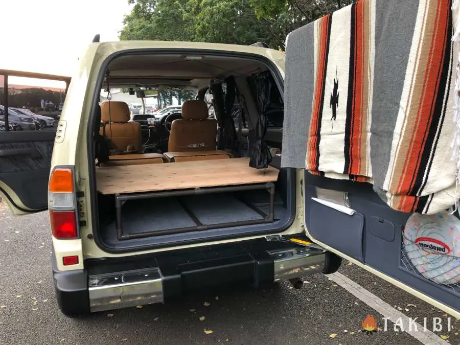 プラド95系専用、ベッドキット TOYOTA】ランドクルーザー 95プラド 愛車紹介 キャンプ・車中泊編