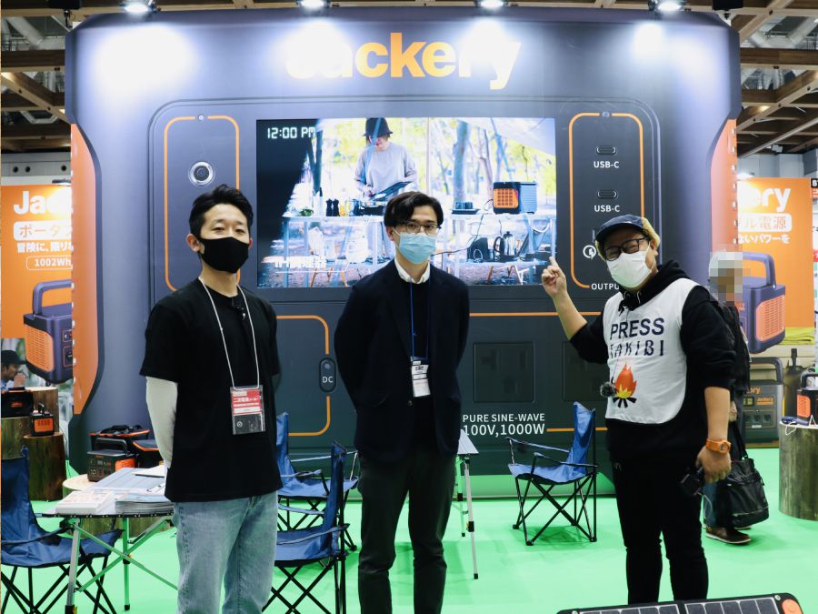 Jackeryポータブル電源展示会取材