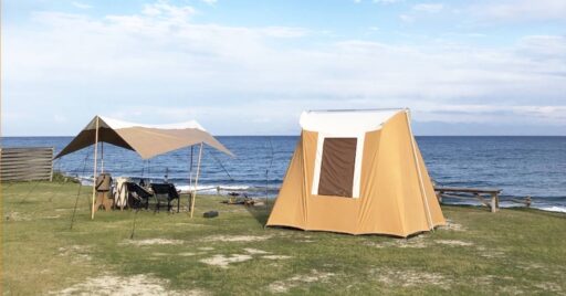 【石川県】Camping Spot Hamanoはオーナーさん手作りの絶景プライベートキャンプ場!