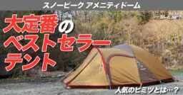 Snow Peak】エントリー2ルーム エルフィールドは、家族や友人で