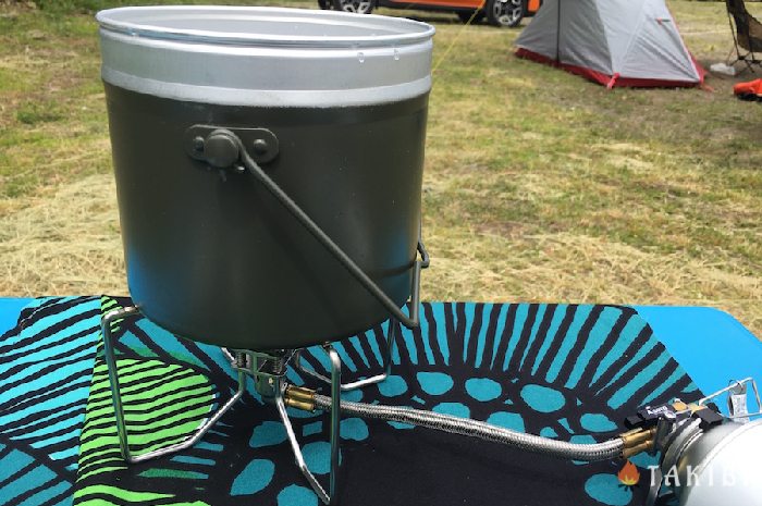 【CAPTAIN STAG（キャプテンスタッグ）】林間丸型ハンゴー4合炊き｜炊飯もできて鍋としても使える大容量飯盒 |  キャンプ・アウトドアのTAKIBI（タキビ）