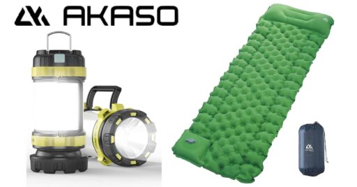 アクションカメラのAKASOがキャンプギアを発売!その性能やいかに?キャンプで実際に使用してみた!