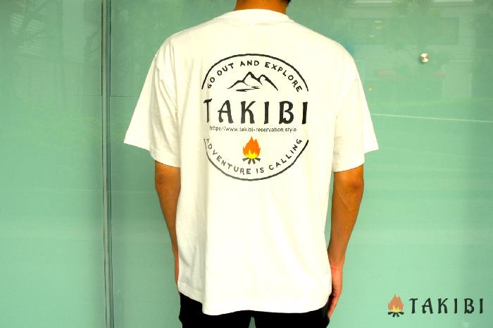 「TAKIBI」Tシャツ