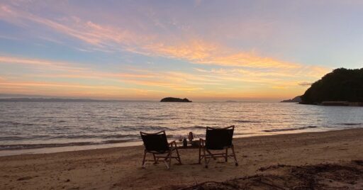 【香川県】田井浜キャンプ場|目の前に海が広がる小豆島の穴場スポット!