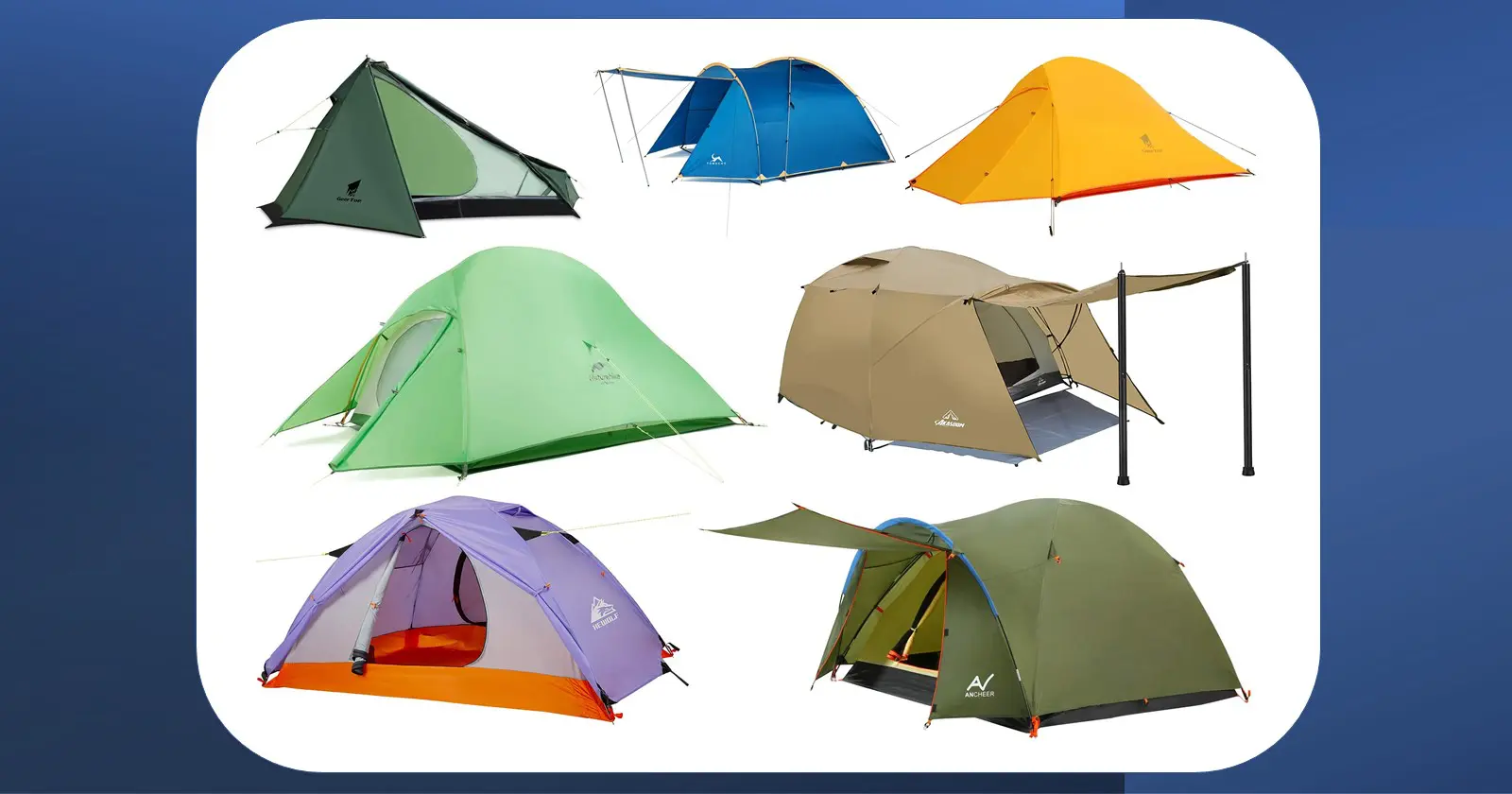 Amazonタイムセールでテントが安い！お好みの形状の物を探して 