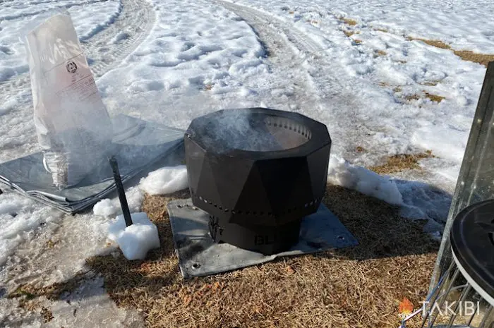 オールブラックの二次燃焼焚き火台！【Blue Sky Outdoor Living